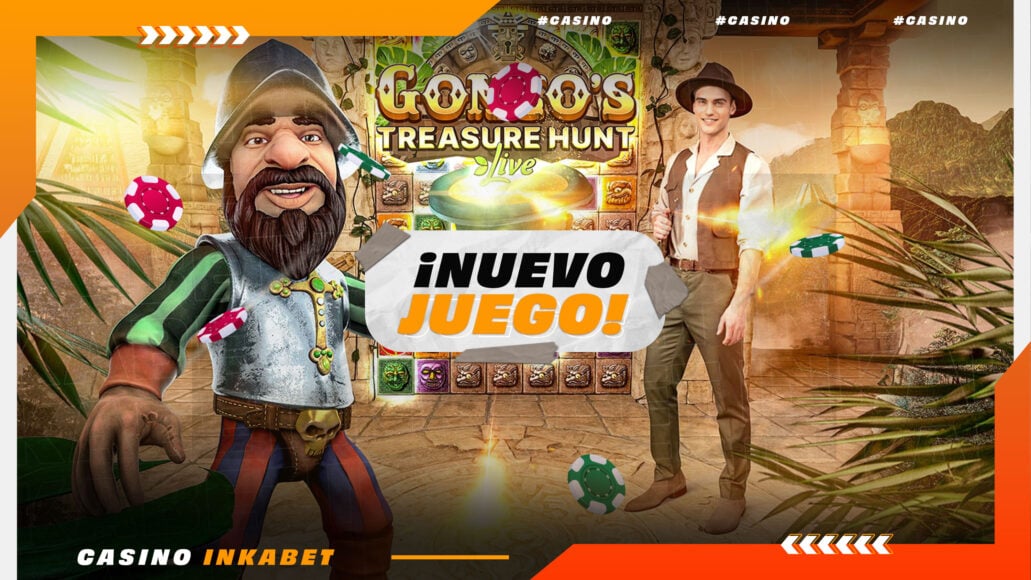 Juega ahora: GONZO’S TREASURE HUNT LIVE | Inkabet