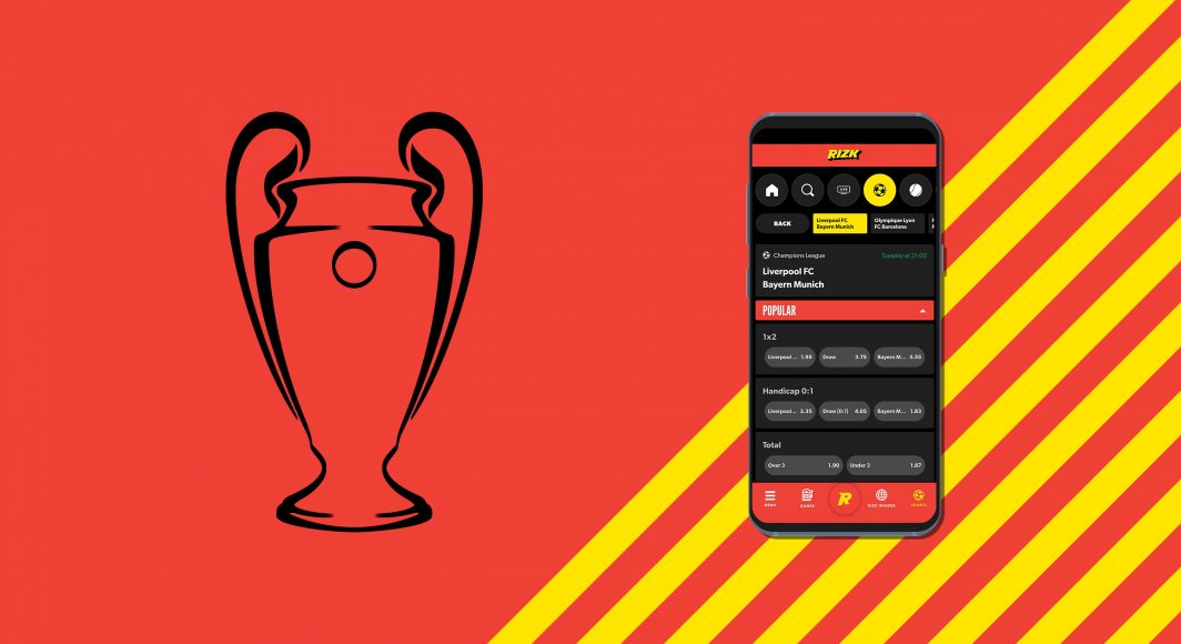 Champions League Rizk-Free Bet – Rizk Sportsbook