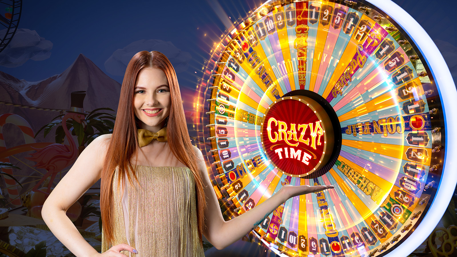 New CRAZY TIME Game Show Action from Evolution Gaming