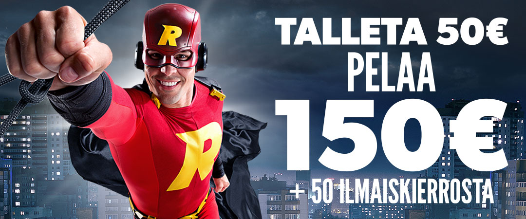 rizk bonus tervetuliaisbonus tarjous